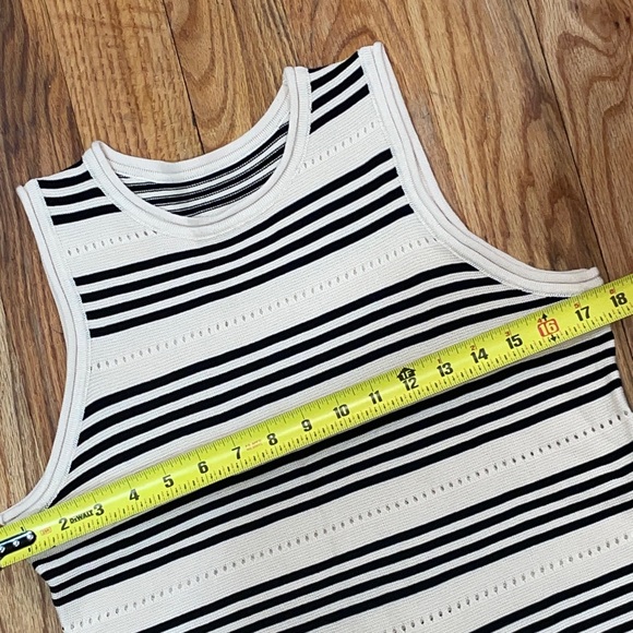 Pendleton Black and Cream Striped Fabric - Picture 6 of 16